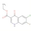 3-Quinolinecarboxylic acid, 6-chloro-7-fluoro-1,4-dihydro-4-oxo-, ethylester