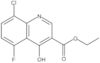 Ethyl 8-chloro-5-fluoro-4-hydroxy-3-quinolinecarboxylate