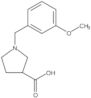 1-[(3-Methoxyphenyl)methyl]-3-pyrrolidinecarboxylic acid