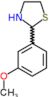 2-(3-methoxyphenyl)-1,3-thiazolidine