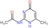 N-(6-methyl-4-oxo-1,4-dihydropyrimidin-2-yl)acetamide