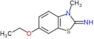 (2Z)-6-ethoxy-3-methyl-1,3-benzothiazol-2(3H)-imine