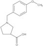 1-[(4-Methoxyphenyl)methyl]-3-pyrrolidinecarboxylic acid