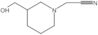 3-(Hydroxymethyl)-1-piperidineacetonitrile