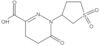 1,4,5,6-Tetrahydro-6-oxo-1-(tetrahydro-1,1-dioxido-3-thienyl)-3-pyridazinecarboxylic acid