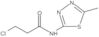 3-Chloro-N-(5-methyl-1,3,4-thiadiazol-2-yl)propanamide