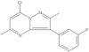 7-Chloro-3-(3-fluorophenyl)-2,5-dimethylpyrazolo[1,5-a]pyrimidine