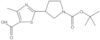 2-[1-[(1,1-Dimethylethoxy)carbonyl]-3-pyrrolidinyl]-4-methyl-5-thiazolecarboxylic acid