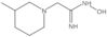 N-Hydroxy-3-methyl-1-piperidineethanimidamide