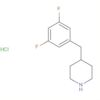 Piperidine, 4-[(3,5-difluorophenyl)methyl]-, hydrochloride