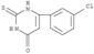 4(1H)-Pyrimidinone,6-(3-chlorophenyl)-2,3-dihydro-2-thioxo-