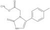 1H-Imidazole-1-acetic acid, 2,3-dihydro-5-(4-methylphenyl)-2-thioxo-, methyl ester