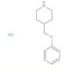 Piperidine, 4-[(phenylthio)methyl]-, hydrochloride