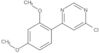 4-Chloro-6-(2,4-dimethoxyphenyl)pyrimidine