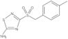 3-[[(4-Methylphenyl)methyl]sulfonyl]-1,2,4-thiadiazol-5-amine