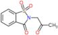 2-(2-oxopropyl)-1,2-benzothiazol-3(2H)-one 1,1-dioxide