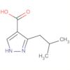 1H-Pyrazole-4-carboxylic acid, 3-(2-methylpropyl)-