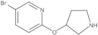 5-Bromo-2-(3-pyrrolidinyloxy)pyridine