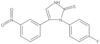 1-(4-Fluorophenyl)-1,3-dihydro-5-(3-nitrophenyl)-2H-imidazole-2-thione