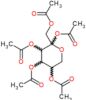 1,2,3,4,5-penta-O-acetylhex-2-ulopyranose