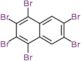 1,2,3,4,6,7-hexabromonaphthalene