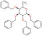 Phenylmethyl 6-deoxy-2,3,4-tris-O-(phenylmethyl)-L-mannopyranoside