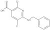 Acido 2-cloro-5-fluoro-6-[(fenilmetil)ammino]-3-piridin-carbossilico