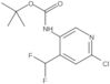 Carbamic acid, N-[6-chloro-4-(difluoromethyl)-3-pyridinyl]-, 1,1-dimethylethyl ester