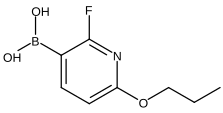 Ácido borónico, B-(2-fluoro-6-propoxipiridin-3-il)-