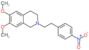 6,7-dimethoxy-2-[2-(4-nitrophenyl)ethyl]-1,2,3,4-tetrahydroisoquinoline