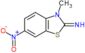 (2Z)-3-methyl-6-nitro-1,3-benzothiazol-2(3H)-imine