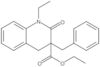 Ethyl 1-ethyl-1,2,3,4-tetrahydro-2-oxo-3-(phenylmethyl)-3-quinolinecarboxylate
