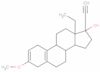 (17α)-13-ethyl-3-methoxy-18,19-dinorpregna-2,5(10)-dien-20-in-17-ol