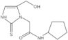 N-Cyclopentyl-2,3-dihydro-5-(hydroxymethyl)-2-thioxo-1H-imidazole-1-acetamide