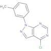 1H-Pyrazolo[3,4-d]pyrimidine, 4-chloro-1-(3-methylphenyl)-