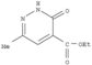 4-Pyridazinecarboxylicacid, 2,3-dihydro-6-methyl-3-oxo-, ethyl ester