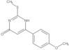 6-(4-Methoxyphenyl)-2-(methylthio)-4(3H)-pyrimidinone