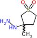 (3-methyl-1,1-dioxidotetrahydrothiophen-3-yl)hydrazine