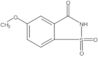 1,2-Benzisothiazol-3(2H)-one, 5-methoxy-, 1,1-dioxide