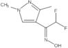 1-(1,3-Dimethyl-1H-pyrazol-4-yl)-2,2-difluoroethanone oxime