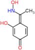 (4Z)-3-hydroxy-4-[1-(hydroxyamino)ethylidene]cyclohexa-2,5-dien-1-one