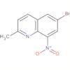 Quinoline, 6-bromo-2-methyl-8-nitro-