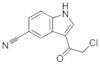 3-(2-Cloroacetil)-1H-indol-5-carbonitrila