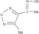 Ethanone,1-(4-methyl-1,2,5-oxadiazol-3-yl)-, oxime