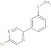 Pyrazine, 2-chloro-5-(3-methoxyphenyl)-