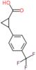 2-[4-(trifluoromethyl)phenyl]cyclopropanecarboxylic acid
