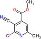 methyl 2-chloro-3-cyano-6-methylpyridine-4-carboxylate