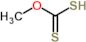 O-methyl hydrogen carbonodithioate