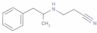 3-[(1-methyl-2-phenylethyl)amino]propiononitrile