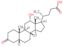 (5beta,12alpha)-12-hydroxy-3-oxocholan-24-oic acid